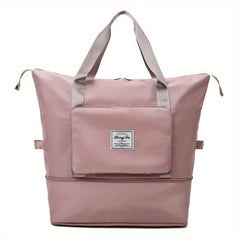 Foldable Travel Duffle Bag Portable Sports Gym Carry On Weekender Bag