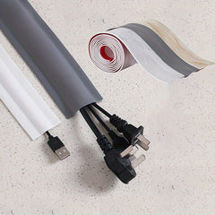 Floor Cord Cover PVC Sticky Wire Protector Extension