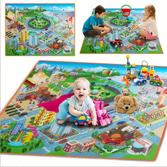 Children's Climbing Mat Traffic Game Map Baby