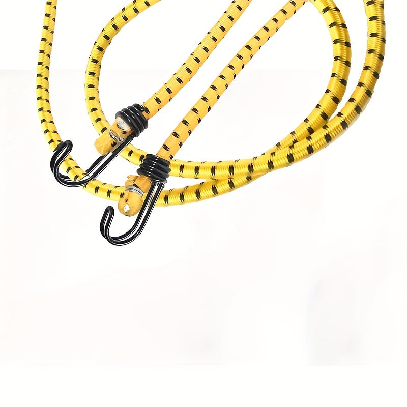3pcs 8mm Bungee Cord W/ Double J Hooks Heavy Duty Outdoor Stretch Cord
