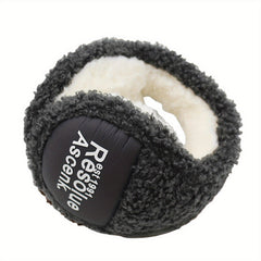 Cozy Fleece Ear Warmers for Winter - Gray Noise Reducing Frost