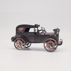 Vintage Car Desktop Ornament Metal Antique Vintage Car Model