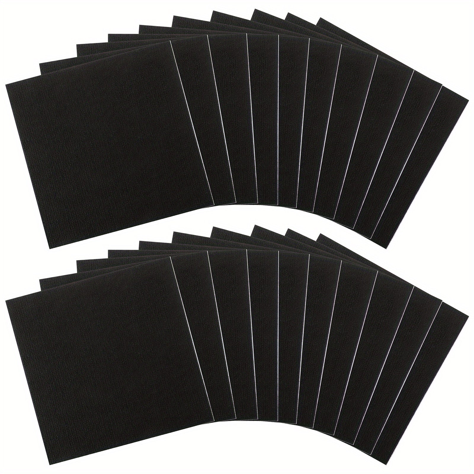 20pcs Adhesive Rubber Pad DIY Square Carpet Tiles 30x30cm for Living