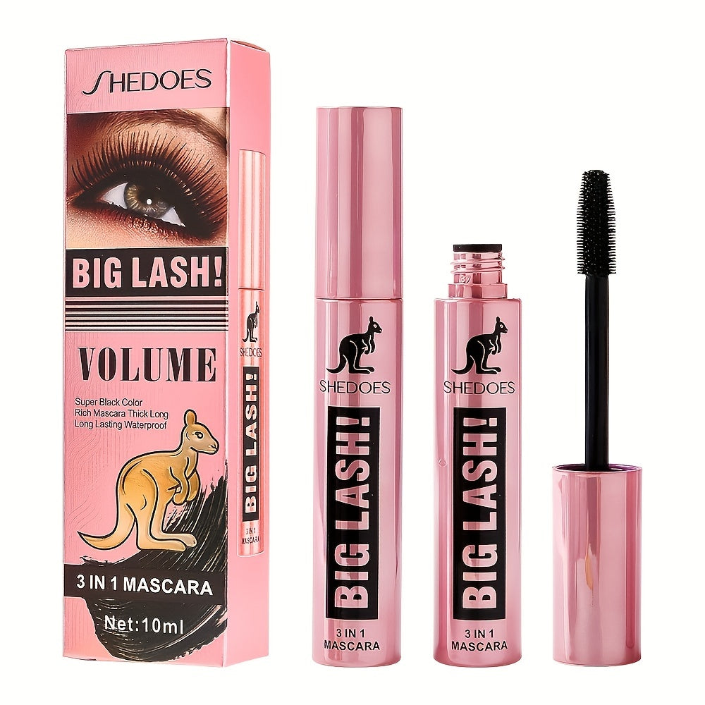 Volumizing Waterproof Mascara, Curling, Clumping