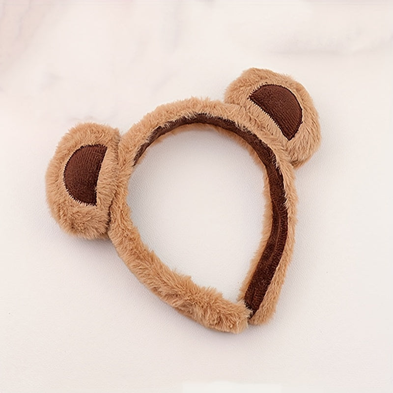 Plush Animal Ear & Horn Headband Halloween Christmas Cosplay Costume