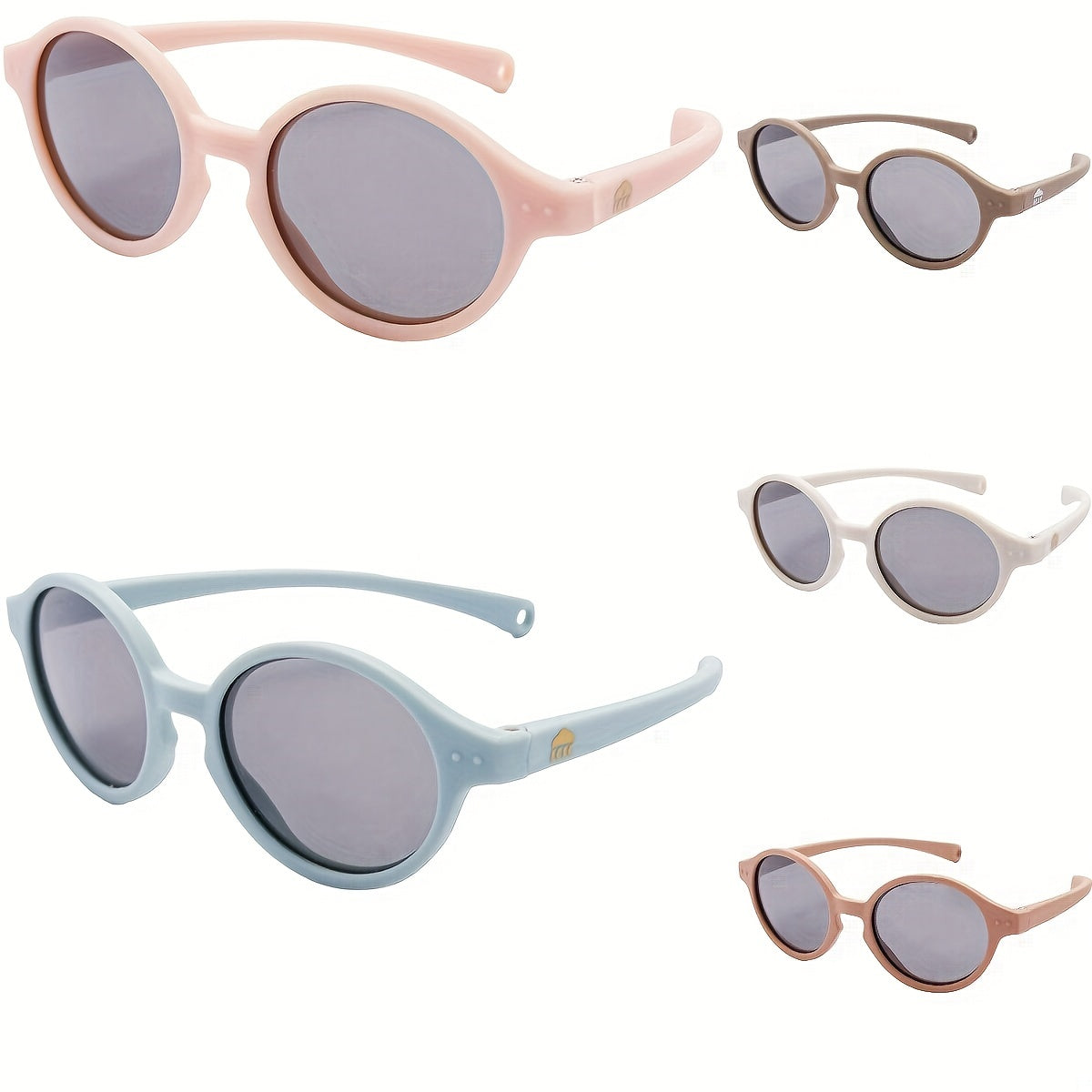 Kids Polarized Sunglasses Round Lens UV Protection