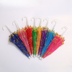 2pcs Colorful Lace Umbrella Set for Dollhouse Photography Props