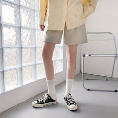 5 Pairs Retro Twist Textured Mid Tube Socks Women's Stockings