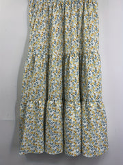 Boho Ditsy Floral Print High Rise Skirt