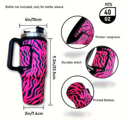 Insulated Sleeve for 40oz Tumbler Funny Printed Design
