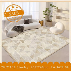 Large Modern Geometric Area Rugs Soft Washable Carpet for Living Rooms Bedrooms