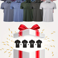 4 Pack Mens Quick Dry Golf T Shirt Moisture Wicking Workout Tee