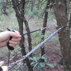 Pocket Survival Chainsaw Manual Rope Saw Cutting Blades For Wood Cutting