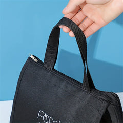 Portable Insulated Lunch Bag Aluminum Foil Thermal Outdoor