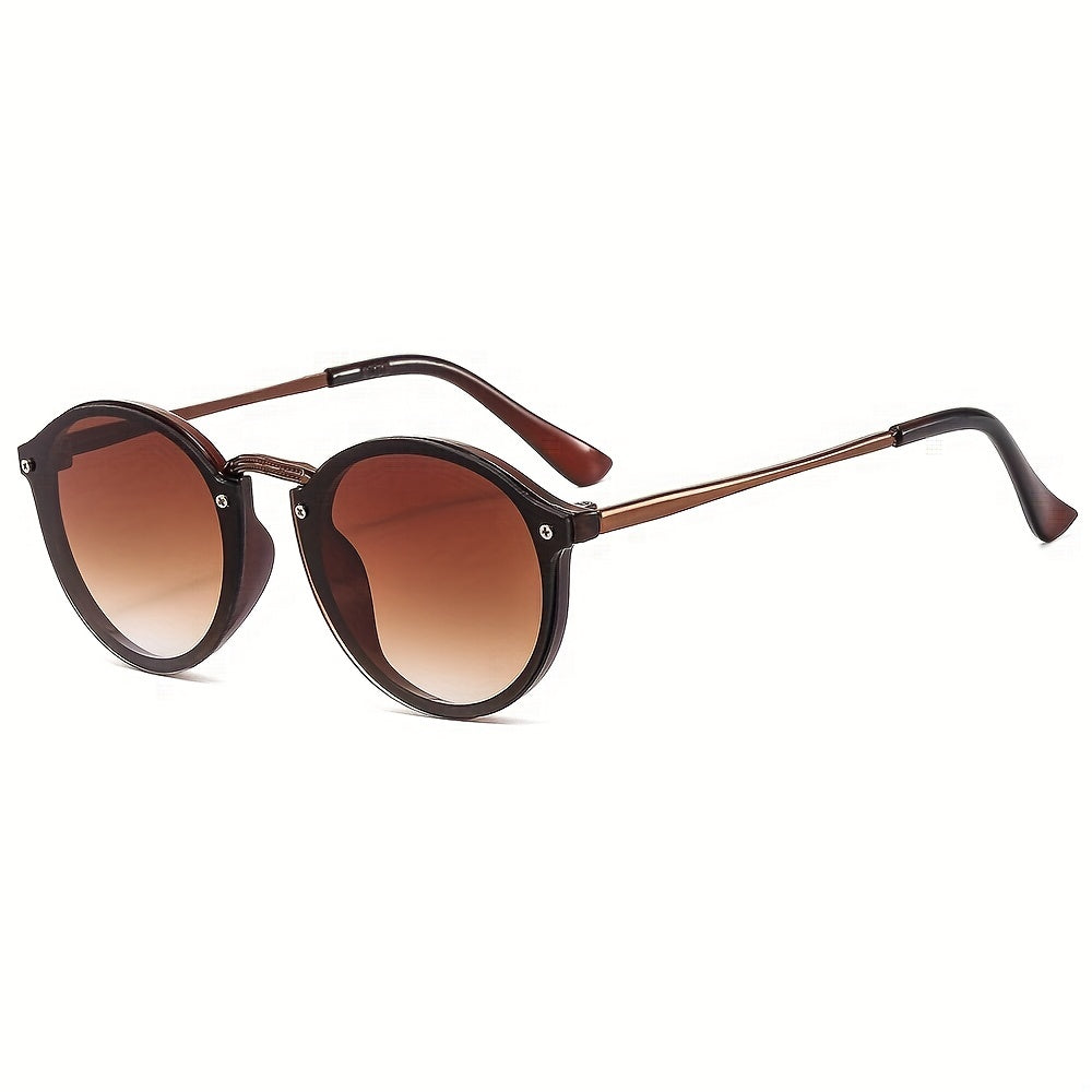 Men's Large Frame Metal Sunglasses UV Protection