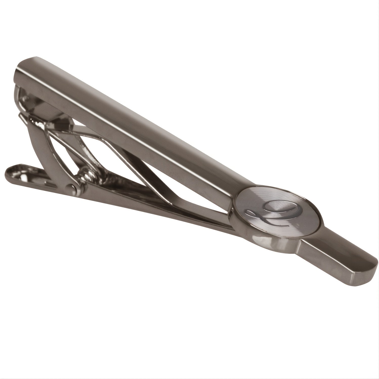 Business Casual Letter Print Copper Tie Clip Gift For Men P