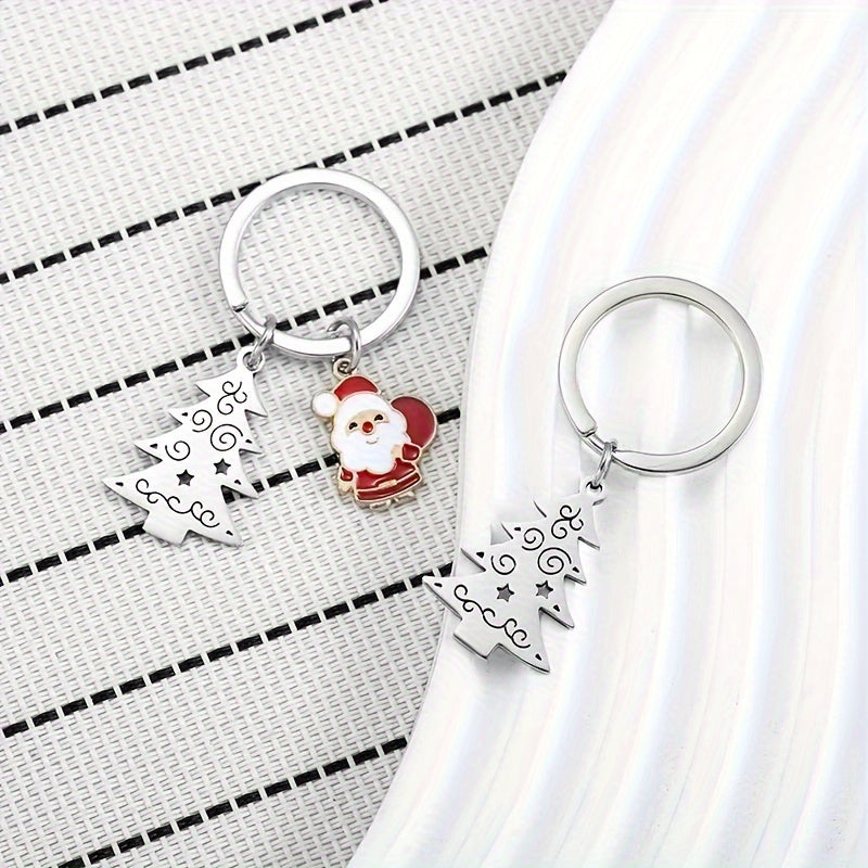 1pc Christmas Tree Keychain Bag Backpack Pendant Gift