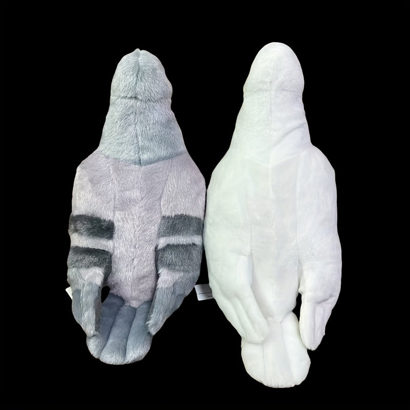 Soft Plush Pigeon Toy & Gray Stuffed Animal with Realistic Features