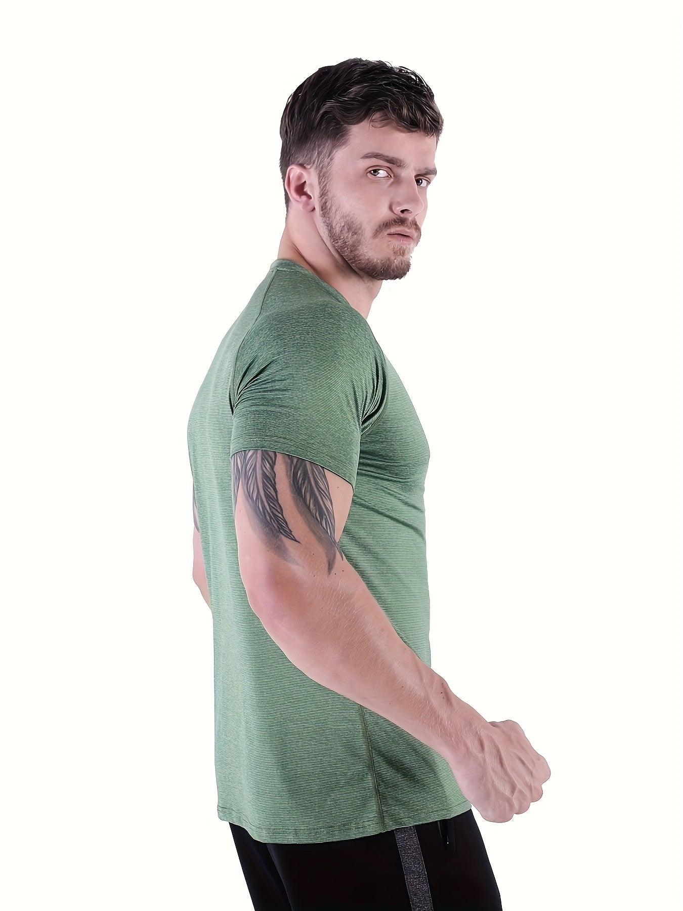 Men's High Stretch Sports Tee Shirt for Summer
