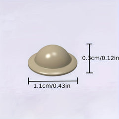 12pcs Round Helmets Military Cap Building Block Set DIY Dressing Toys