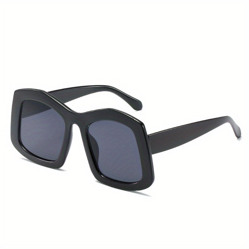 Oversized Square Frame Gradient Sunglasses UV400
