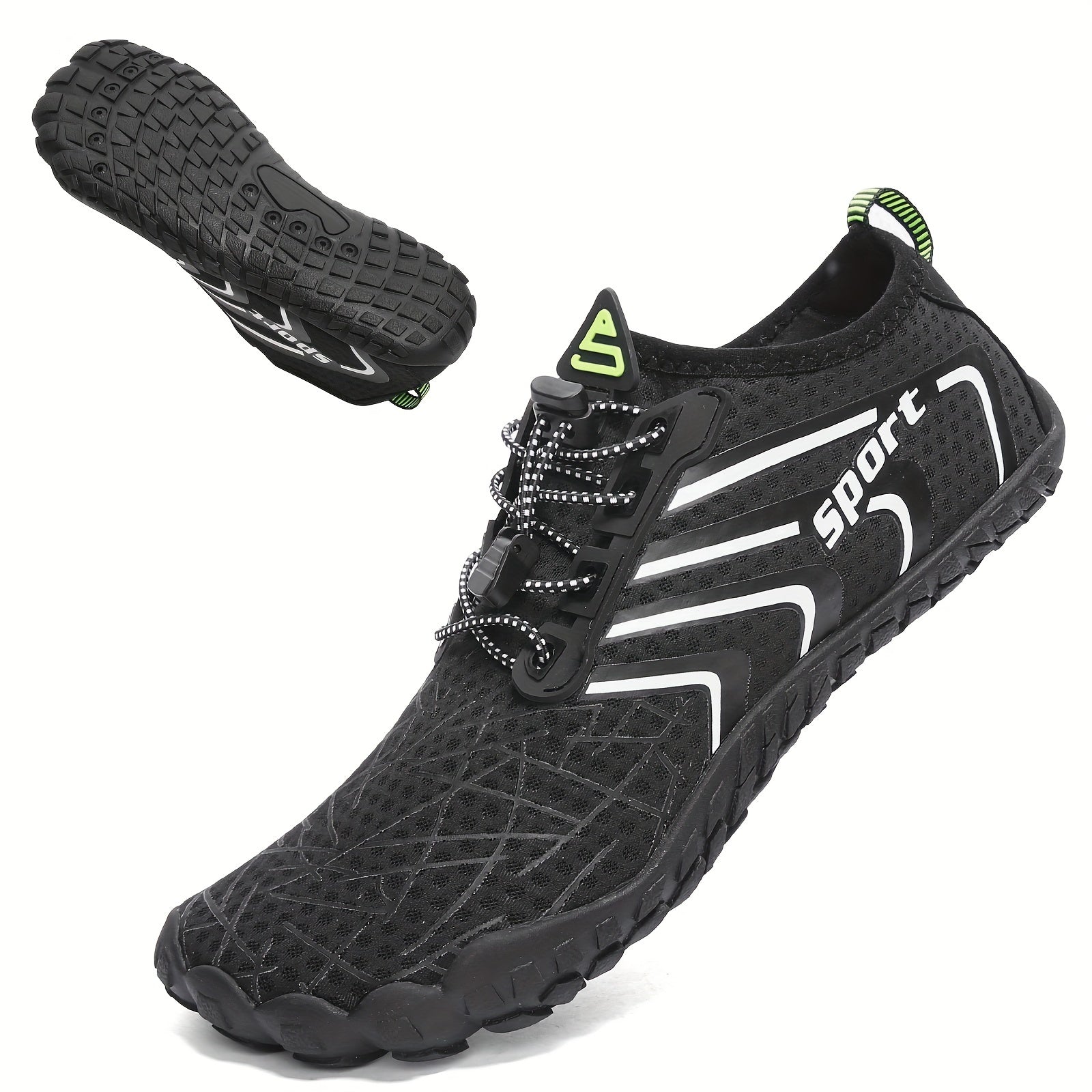Men's Water Shoes Quick Dry Non Slip Aqua Shoes for Outdoor Activities