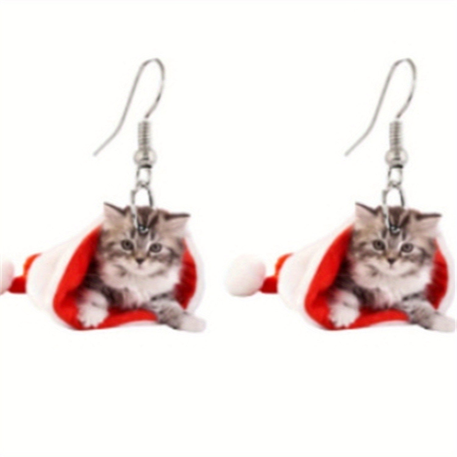 Acrylic Christmas Earrings for Boys and Girls