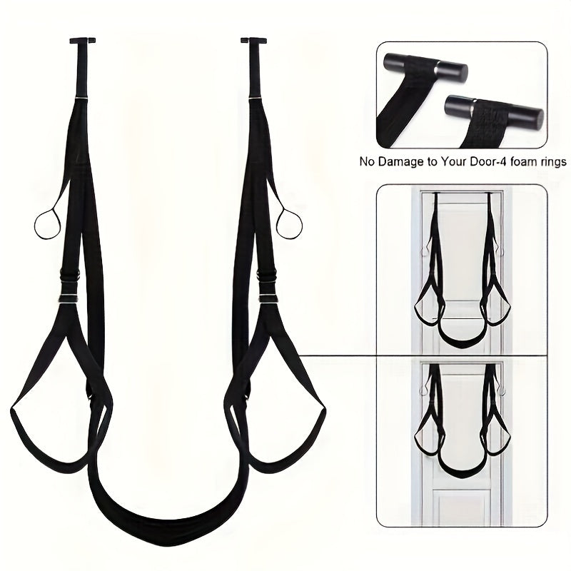 Pilates Swing Rope Straps with Butt Pads for Flexibility Training