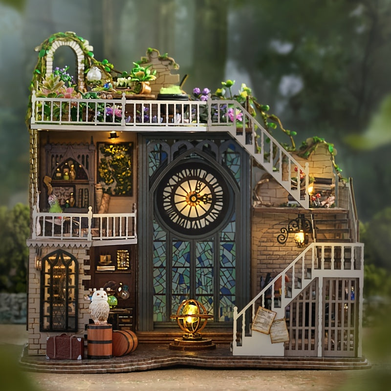 Mini Doll House DIY Kit 3D Puzzle for Girls Birthday & Christmas Gift