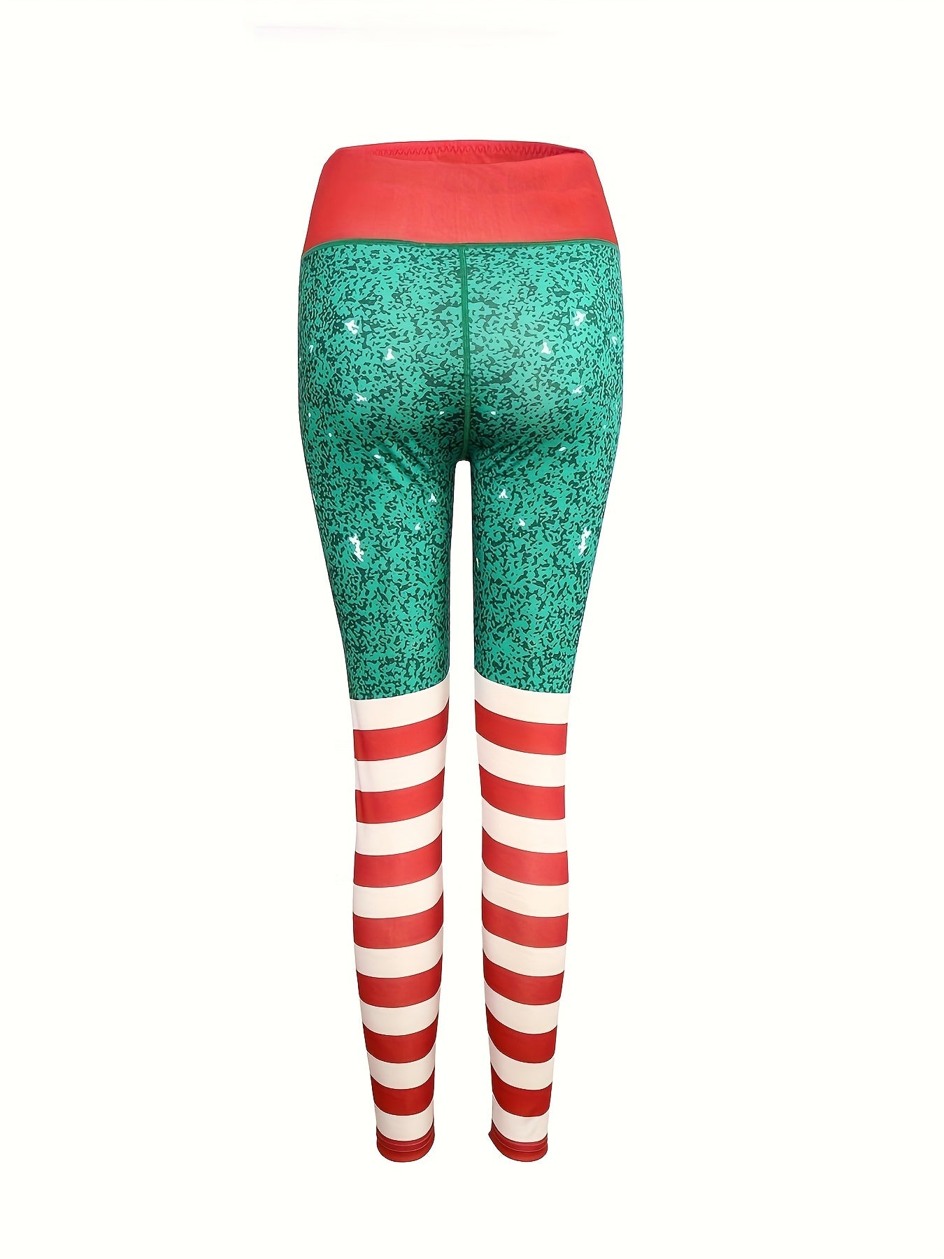 Christmas Print High Waist Yoga Pants