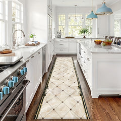 Geometric Runner Area Rug Soft Hallway Kitchen