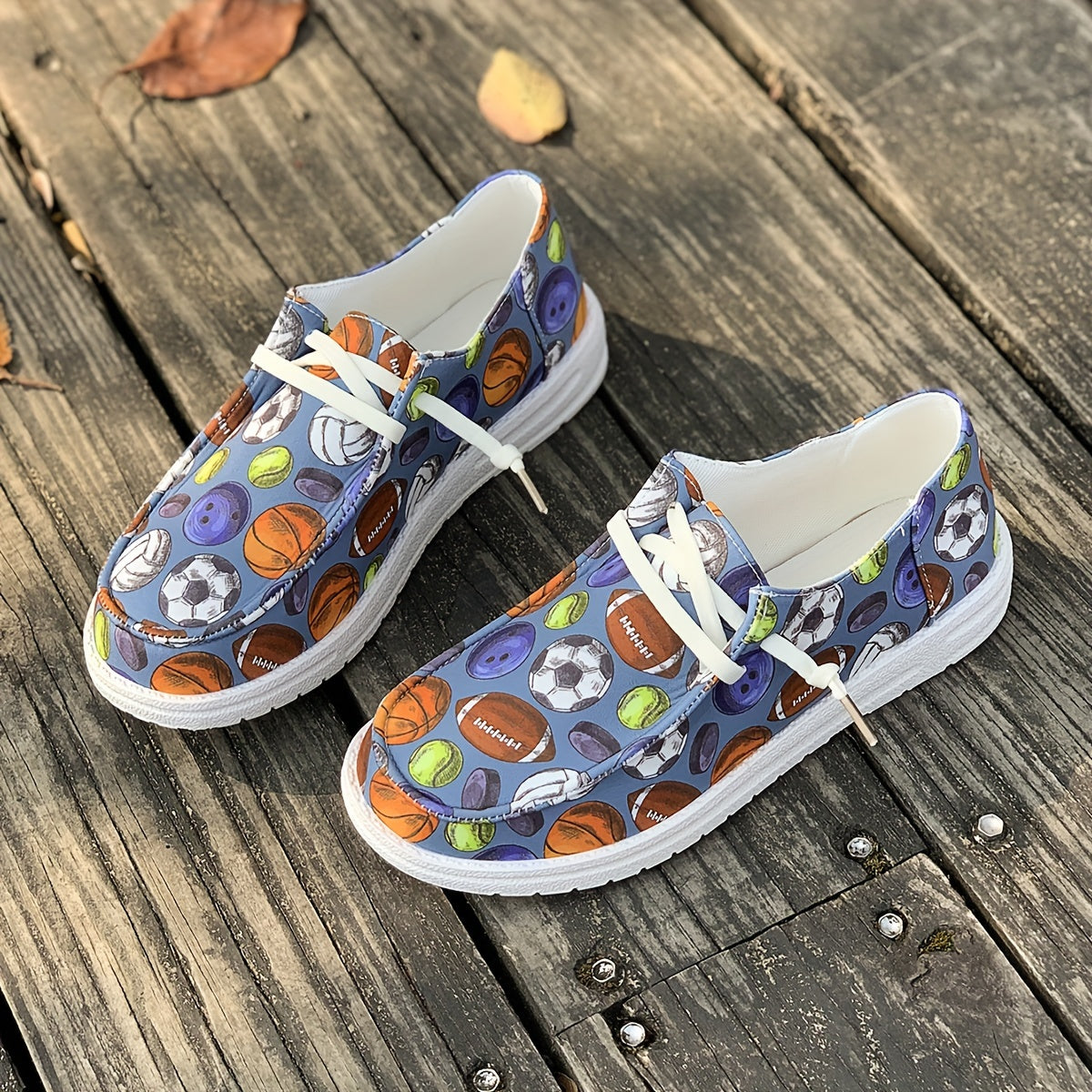 Women's Basketball Football Rugby Pattern Skate Shoes