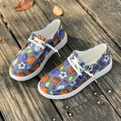 Women's Basketball Football Rugby Pattern Skate Shoes