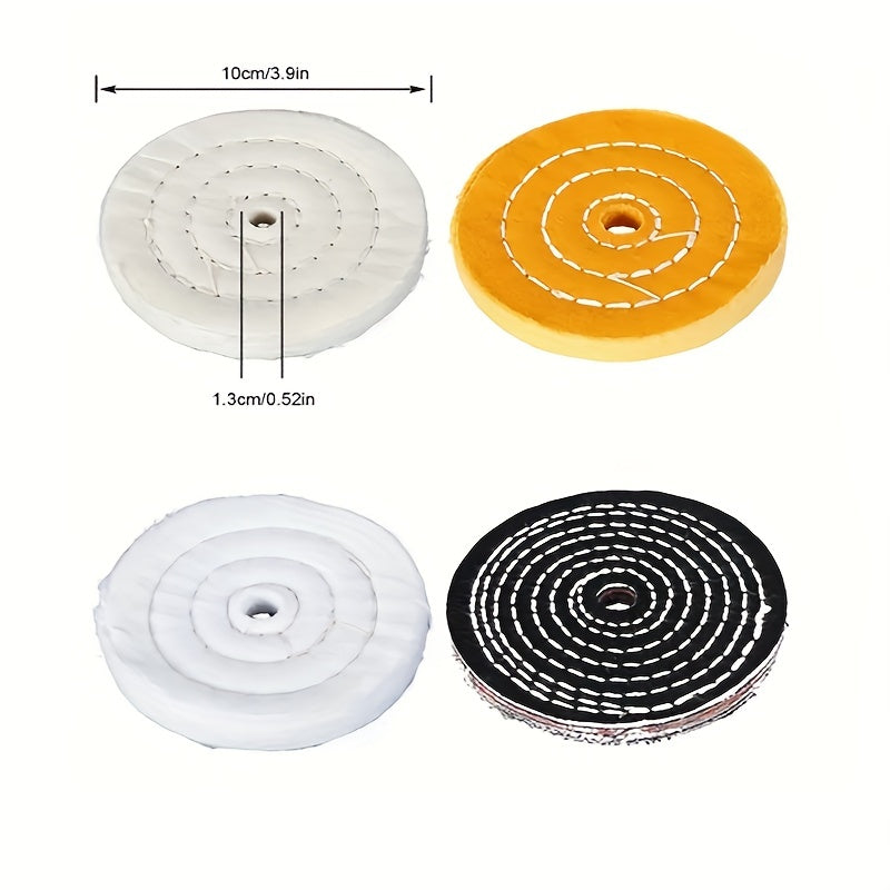 4pcs Buffing Wheel 10 16 Cm Polishing Wheel for Wood Metal Ceramic