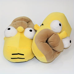 Women's Cartoon Slip on Slippers Keep Warm House Slippers