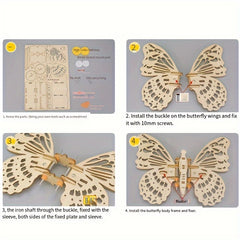 DIY Mechanical Butterfly Kit for Kids Science Experiment