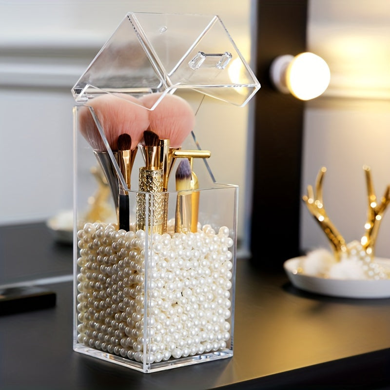 Makeup Brush Storage Bucket Beauty Brush Storage Box Brush Cylinder