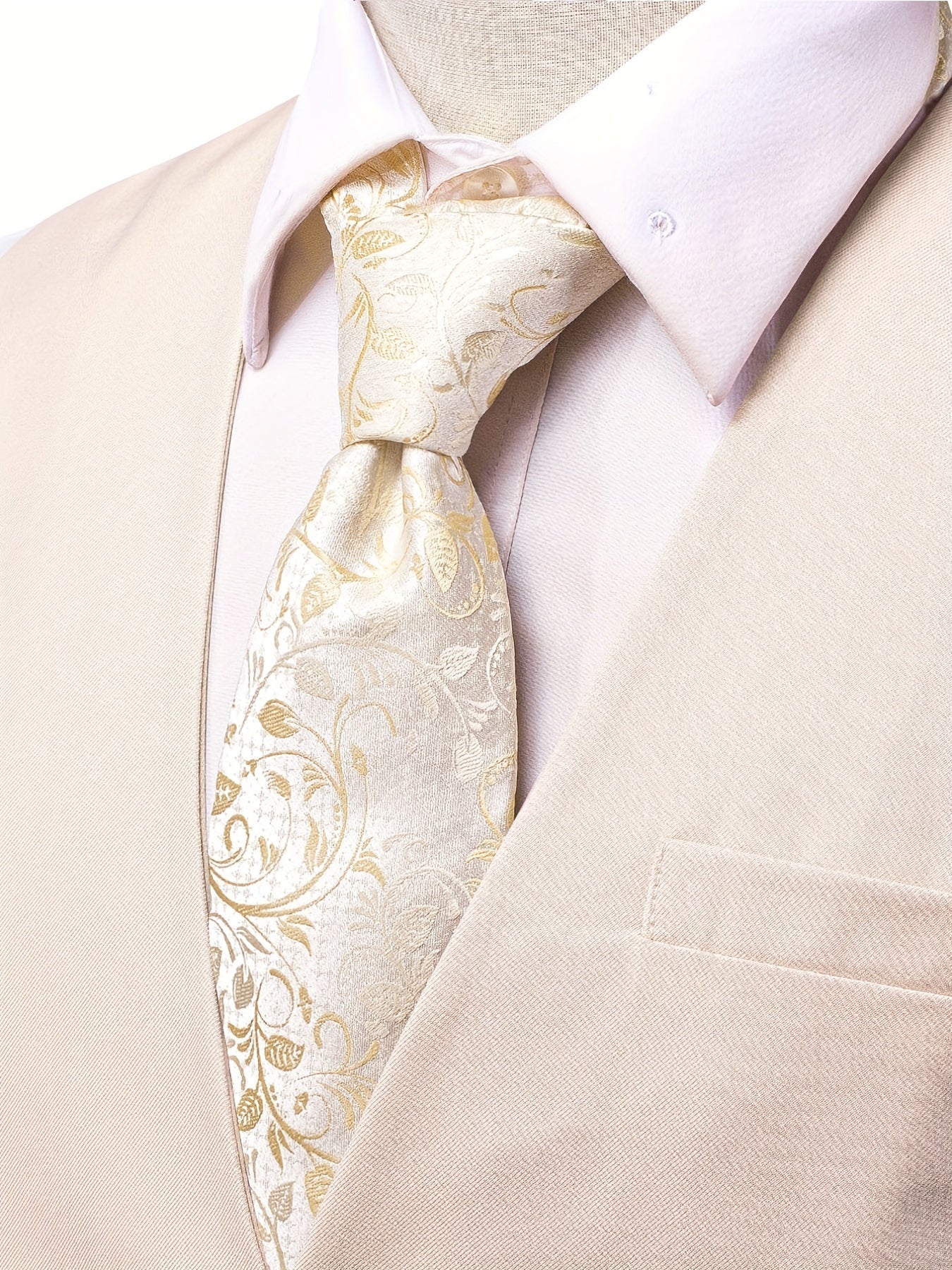 Men's Slim Fit Solid Suit Vest - Business Formal Vest