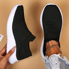 Women's Slip On Sporty Running Shoes Anti-slip Outdoor Sneakers