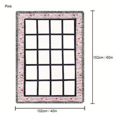 2 Pack 101 X 152 Blank Sublimation Throw Blankets For Heat Press Custom DIY