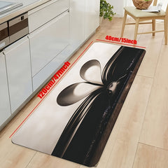 Decorative Rug Book And Heart Snitching Rug Machine Washable Carpet