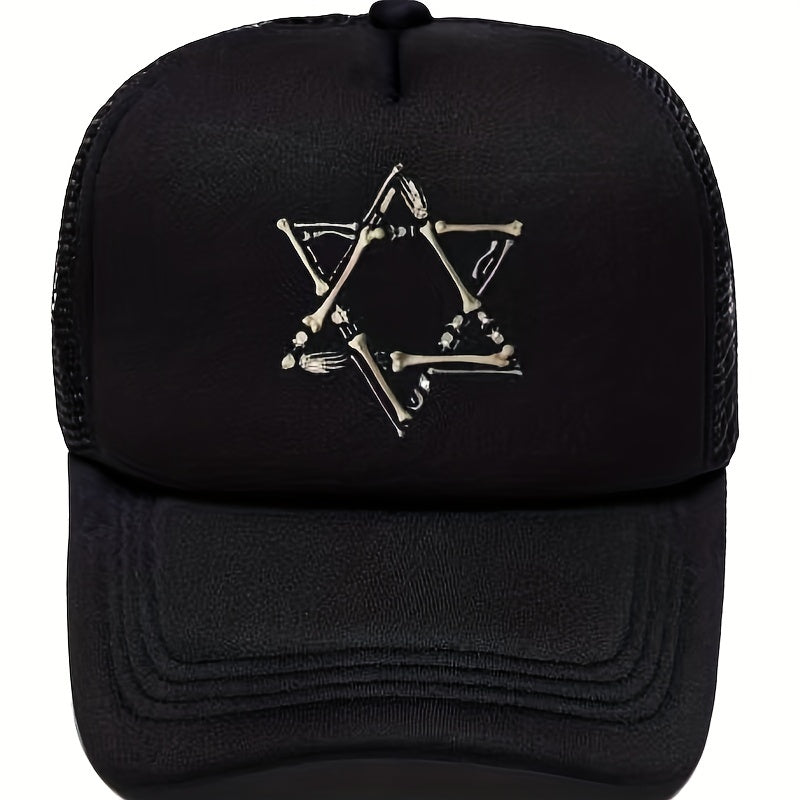 Skull Hand Five star Baseball Cap Men Women