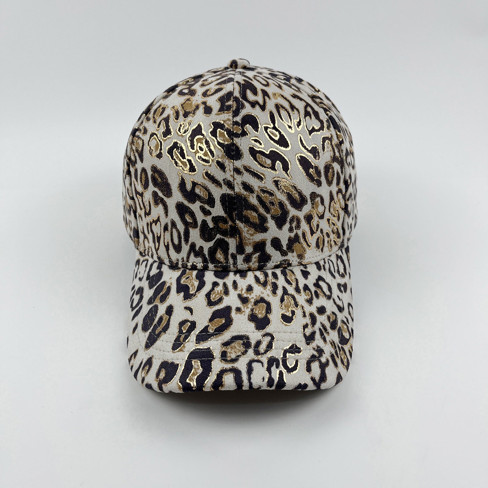 Leopard Hot Stamp Baseball Cap Y2K Sports Hat Women Vintage Dad Hats