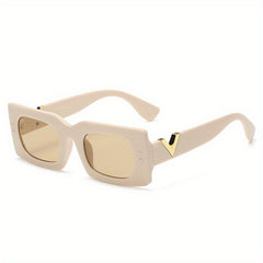 Y2K Rectangle Sunglasses Anti Glare UV400