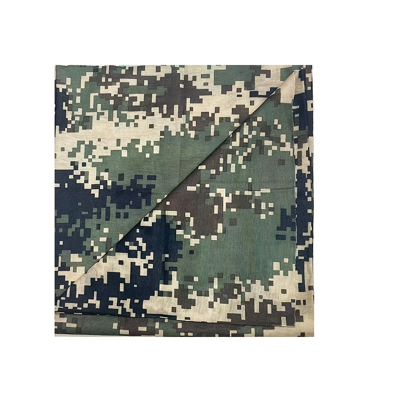 Green Camo Face Cover Mask Neck Gaiters Windproof Neckerchief