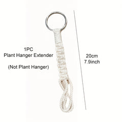 Macrame Plant Hanger with Tassels for Home & Garden Decoration