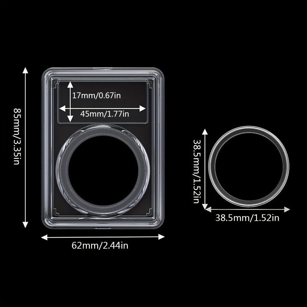 5pcs Coin Protection Box Secure Storage Organizer