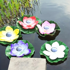 Solar Floating Lotus Light Outdoor Decor