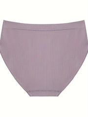 Seamless Breathable Briefs Stretchy Panties Women's Lingerie