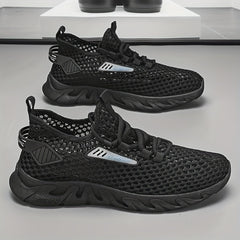 Men's Slip on Sneakers Athletic Shoes with Shoelaces